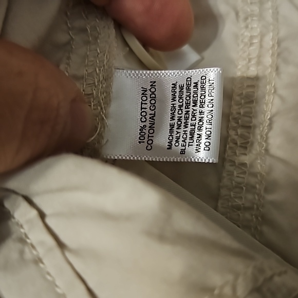 Ann Taylor Loft Marisa capri pants light tan color size womens 6 - Picture 4 of 5